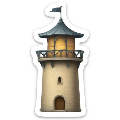 small tower sticker