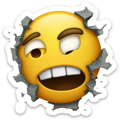 infected decrepit emoji sticker