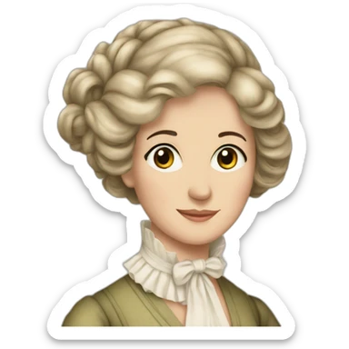 Jane Austen sticker