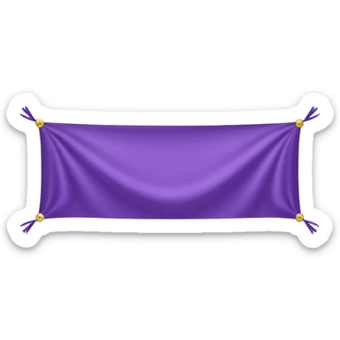 elegant horizontal banner with HEX code #5B2A86 sticker