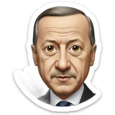 recep tayyip erdogan sticker