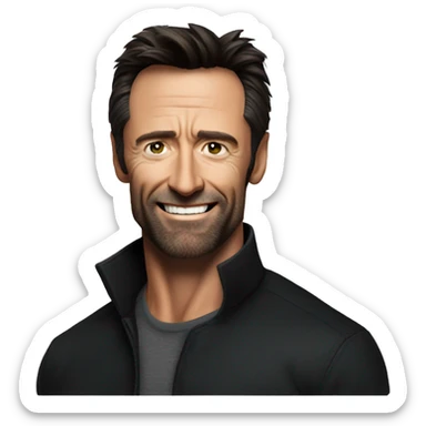hugh jackman  sticker