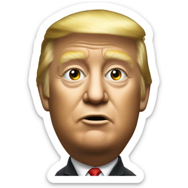 Trump is secretly a lizard man  sticker