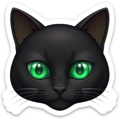 Back cat  sticker
