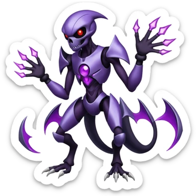 Duskull-Darkrai-Genesect-Fakémon-fusion (full body) sticker