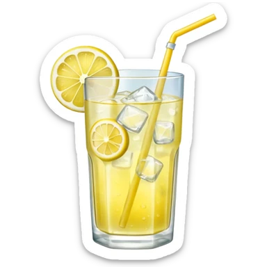 lemonade with ice sticker