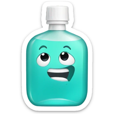 Mouthwash  sticker