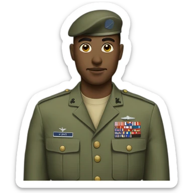 The military sticker