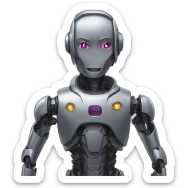 gay robot sticker