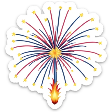 fireworks sticker