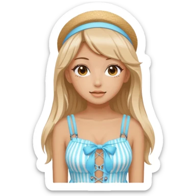 Aesthetic Gyaru Summer Girl sticker