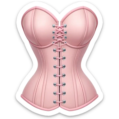 Pastel pink corset  sticker