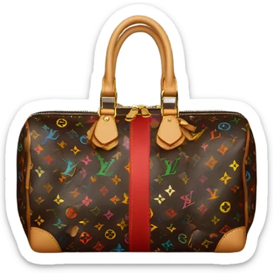 Multicolor Louis Vuitton bag sticker