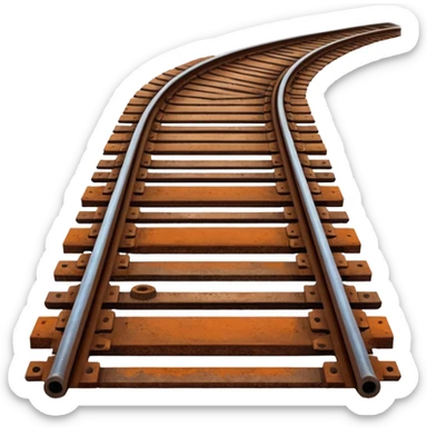 Railway Track sticker
