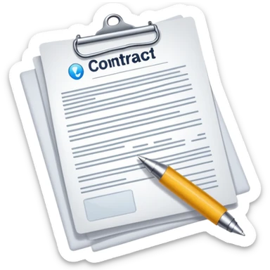 contract sticker