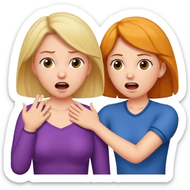 Hand slaps woman’s booty sticker