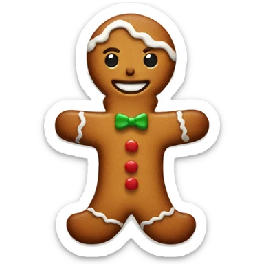 gingerbread sticker