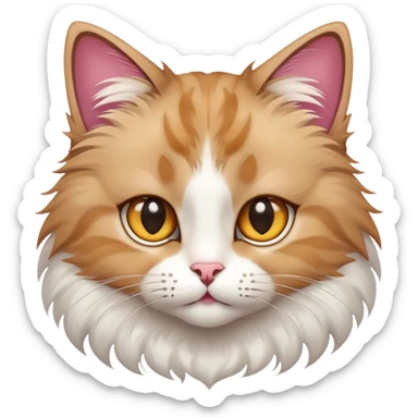 Cat with stars eyes sticker