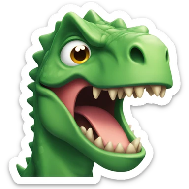 Angry Dino  sticker