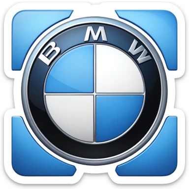 Bmw logo emoji sticker