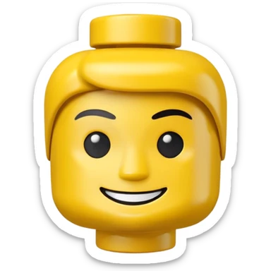 Lego Head sticker