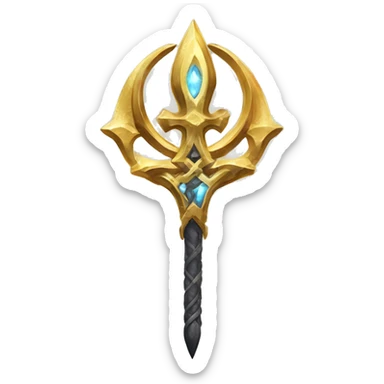 Technomancy Aether-Holy Wand (Supra-Technomancy Righteousness) x 6447898873e56087. sticker