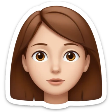 person looking up left sticker