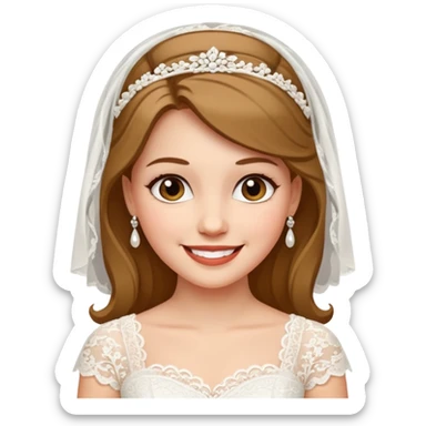 american Bride, traditonal. culture. sticker