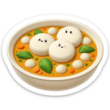 Idli and sambar sticker