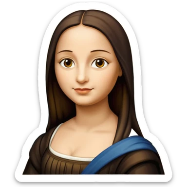 Mona Lisa painting
















 sticker