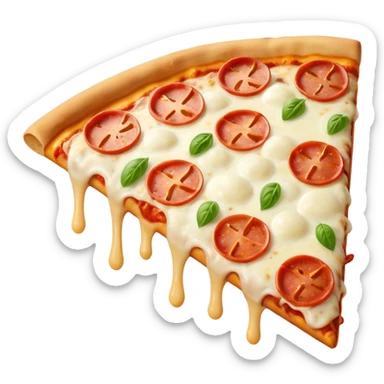 a pizza slice sticker