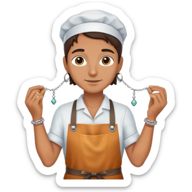 Jewelry maker sticker