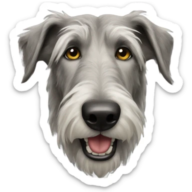 Irish wolfhound dog sticker