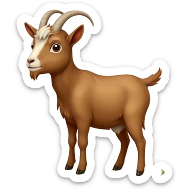 goat eating  sticker