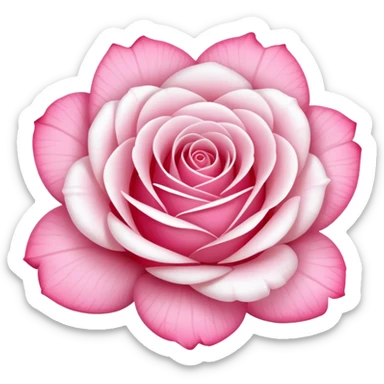 Bible rose et blanche sticker