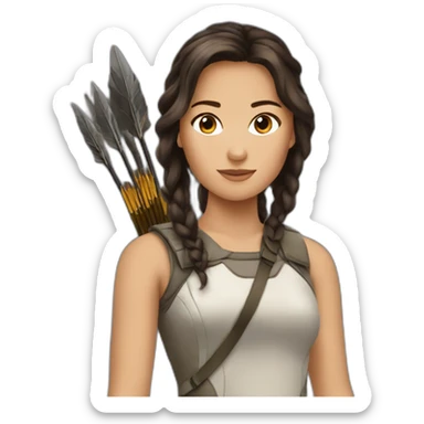 Katniss everdeen sticker