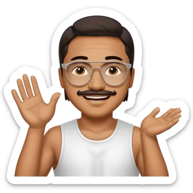 Salt baes hands as he does the salt thing sticker