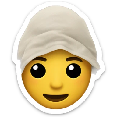 Emoji circular que tenga el poncho de la textileria de la cultura nazca  sticker