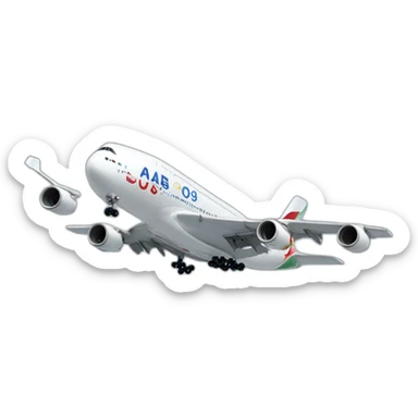 Airbus A380 sticker