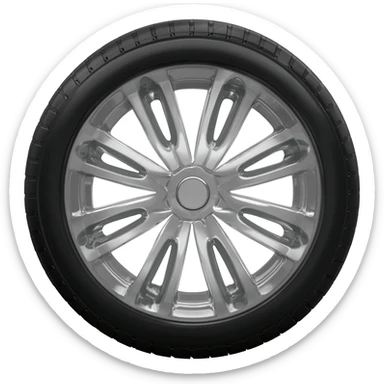 car wheels sticker