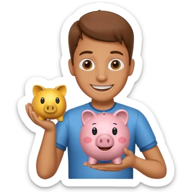 saving money for a car sticker