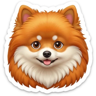 Pomeranian dog sticker