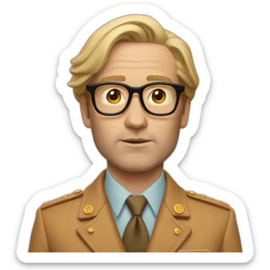 wes anderson sticker