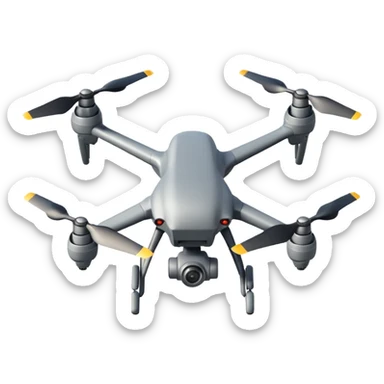 drone militer sticker