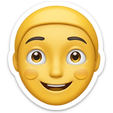 this face 😁 over the top of this face 😔 sticker