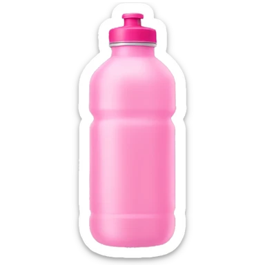 Pink water bottle sticker