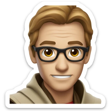 Spider-man jedi sticker