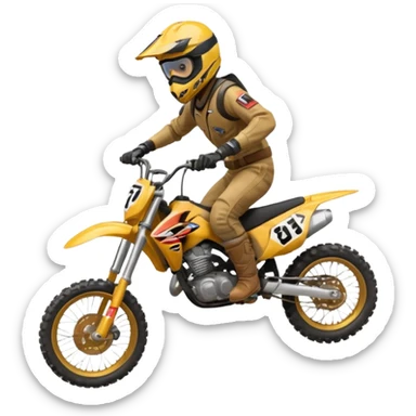 Moto cross sticker