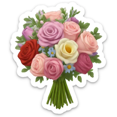 Bouquet sticker