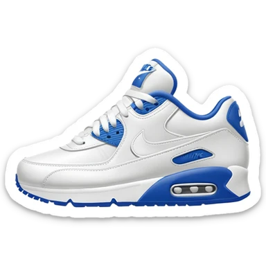 Nike air shoes white sticker